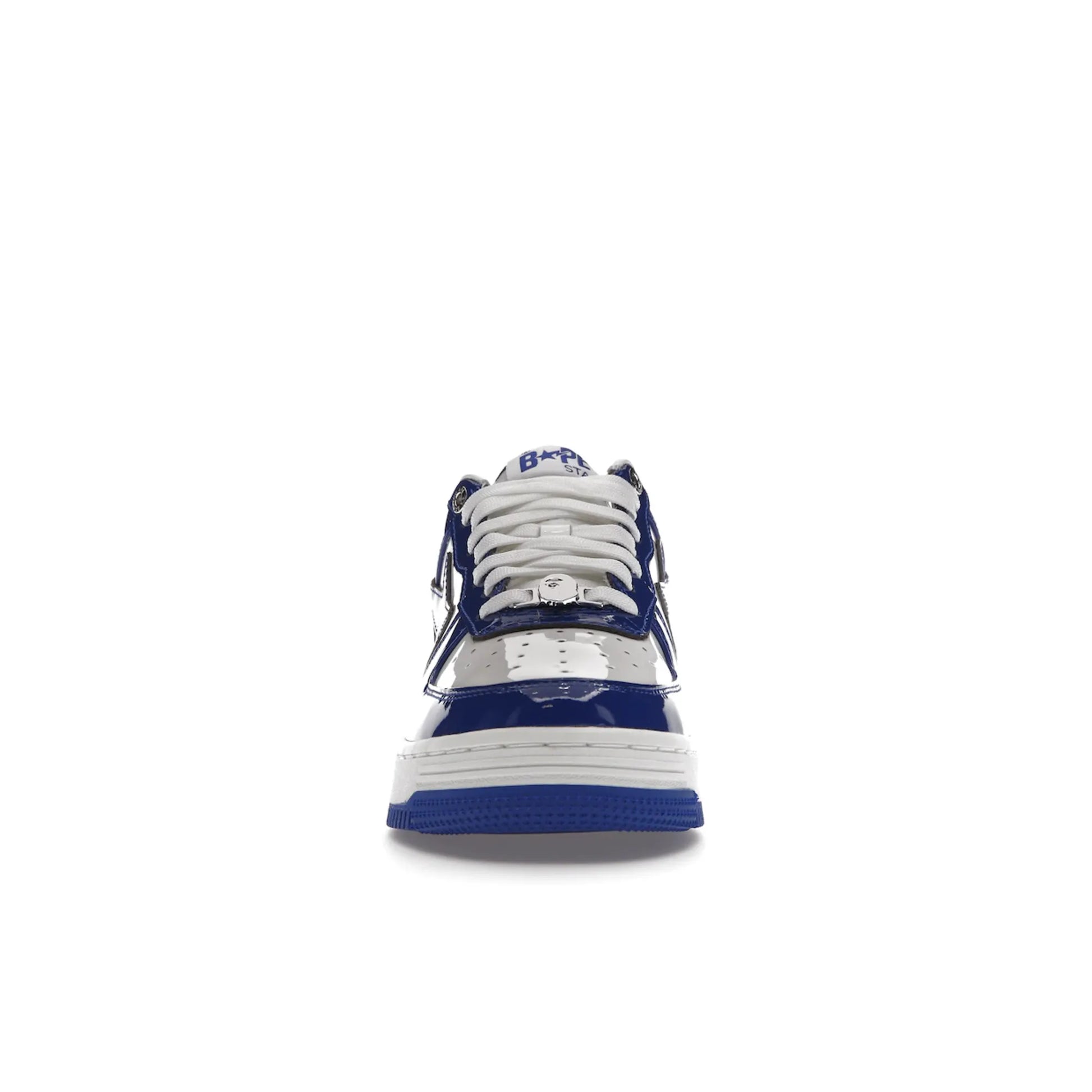 A Bathing Ape Bape Sta Patent Leather White Blue (2023)