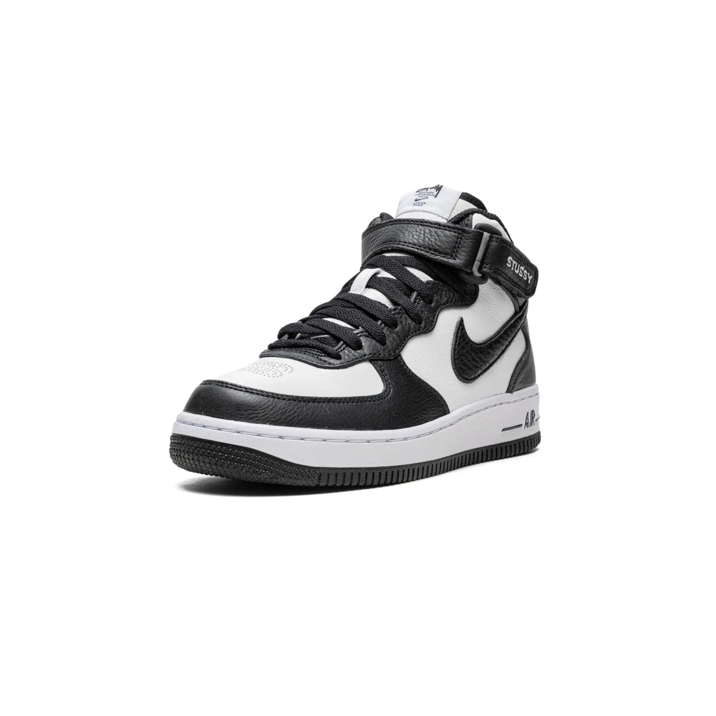 Nike Air Force 1 Mid Stussy Light Bone Black