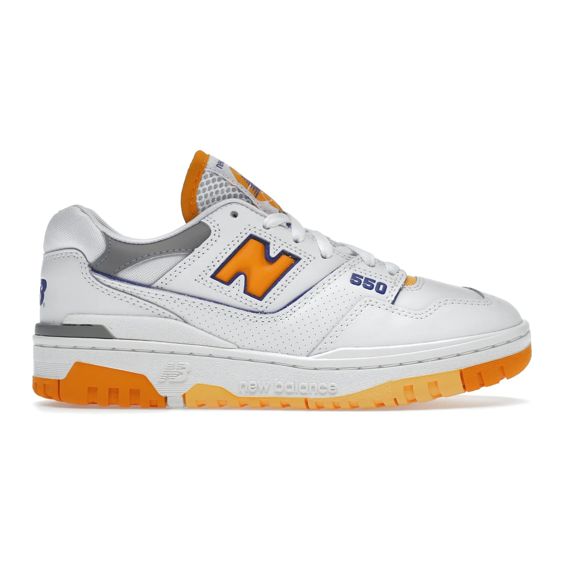 New Balance 550 White Vibrant Orange