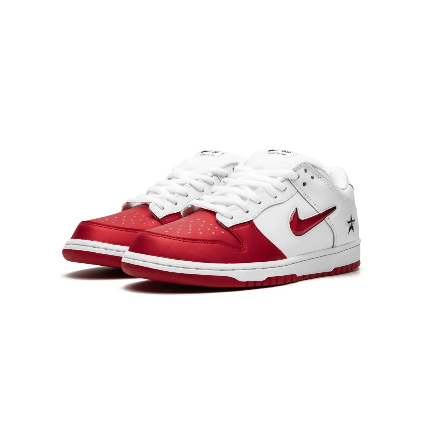 Nike SB Dunk Low Supreme Jewel Swoosh Red