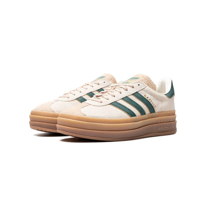 adidas Gazelle Bold Magic Beige Collegiate Green (Women's)