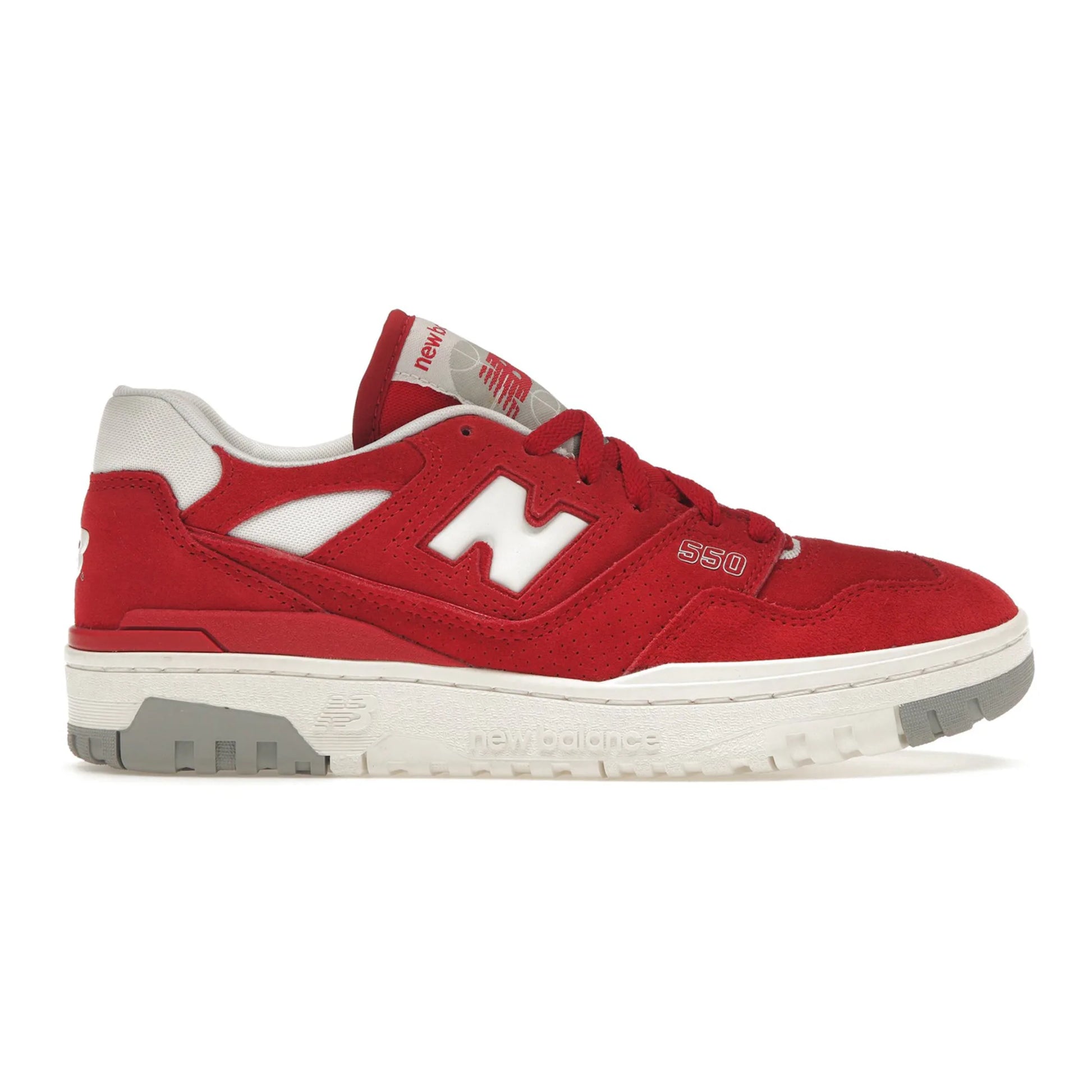 New Balance 550 Suede Pack Team Red