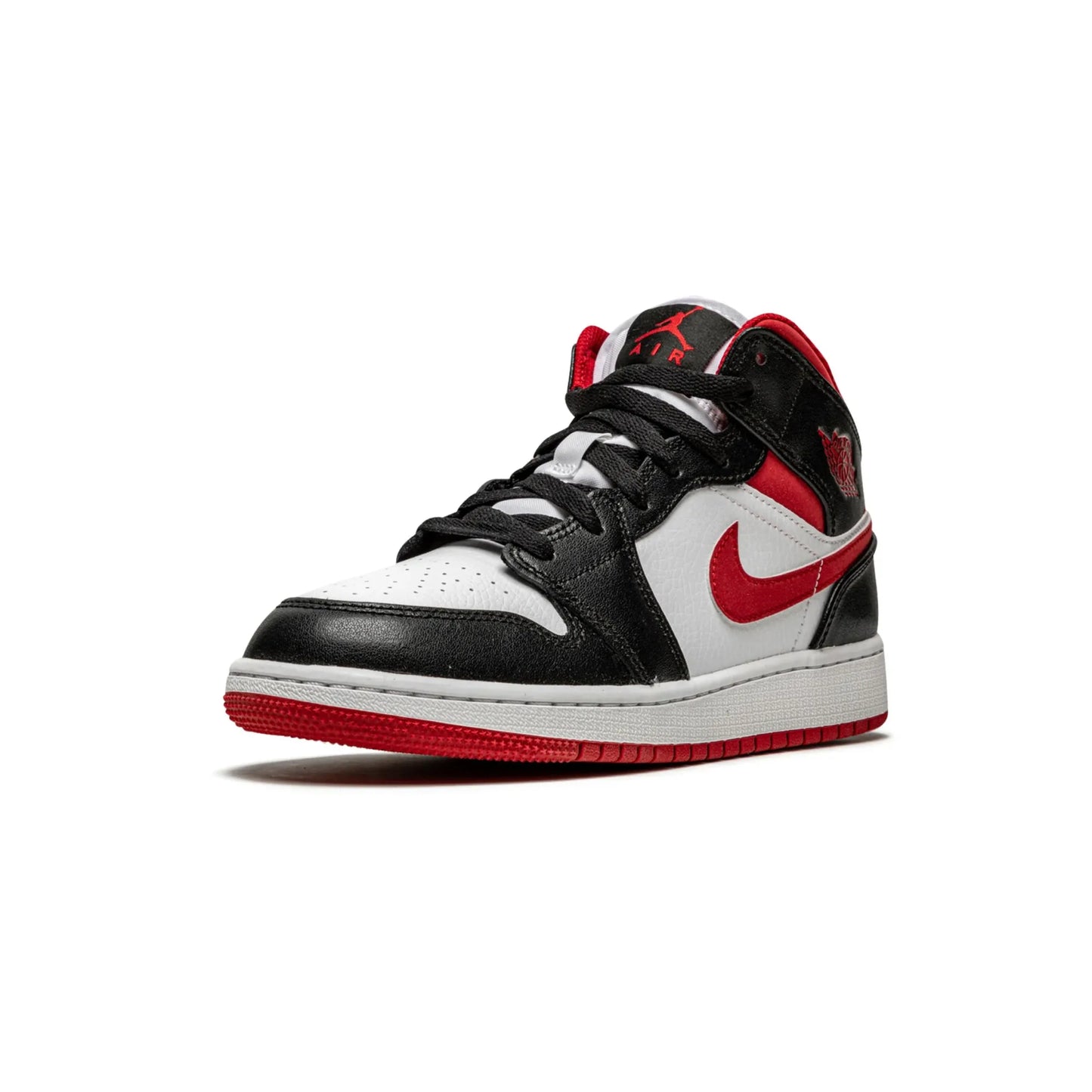 Jordan 1 Mid Gym Red Black White (GS)