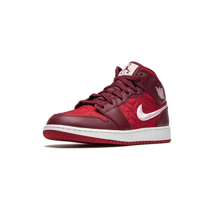 Jordan 1 Mid SE Red Quilt (GS)