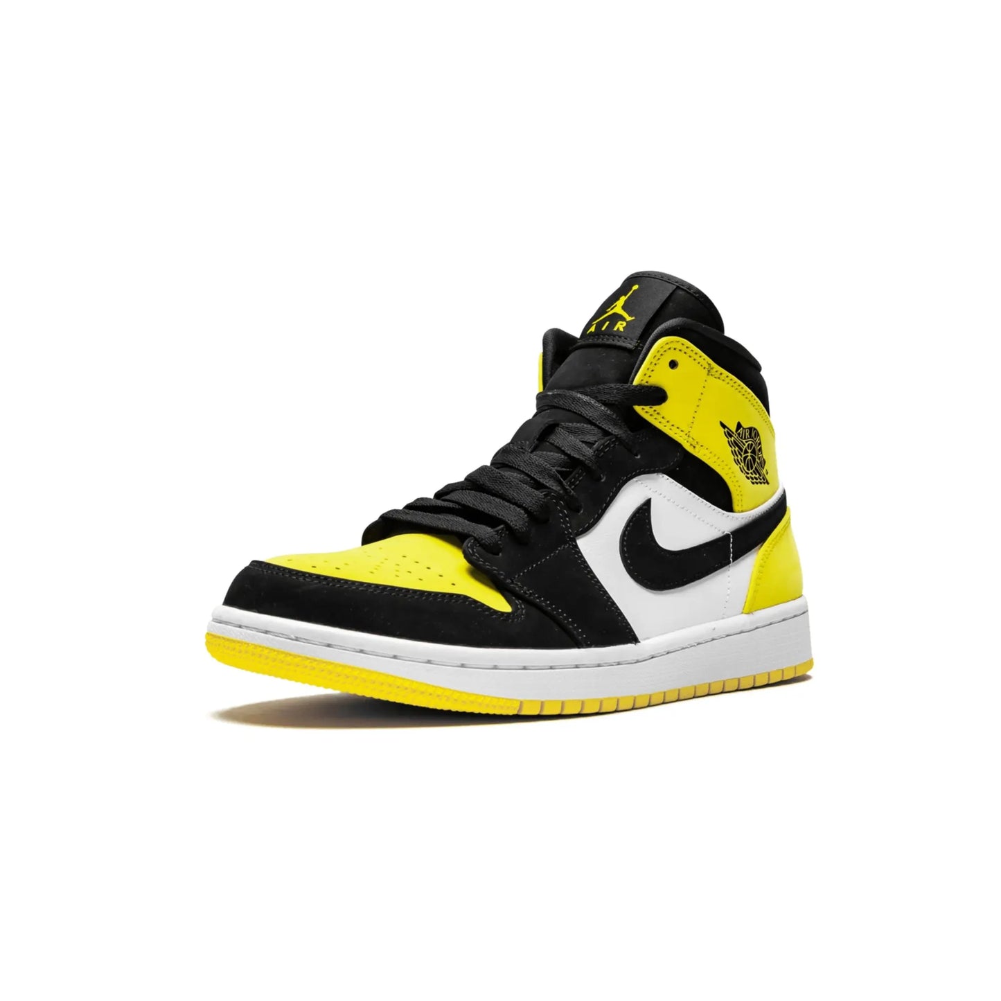 Jordan 1 Mid Yellow Toe Black