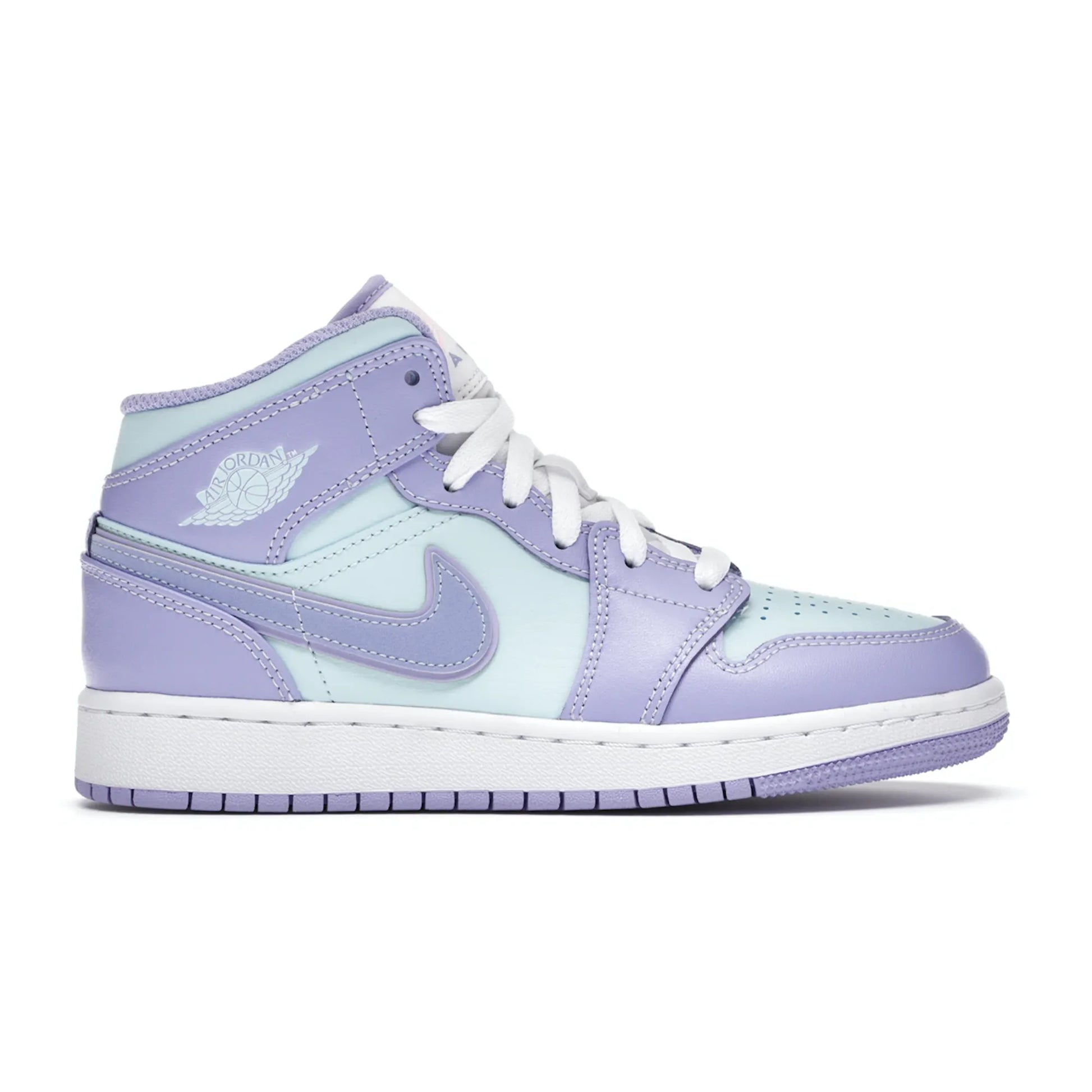 Jordan 1 Mid Purple Aqua (GS)