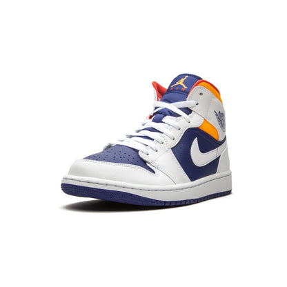 Jordan 1 Mid Royal Blue Laser Orange