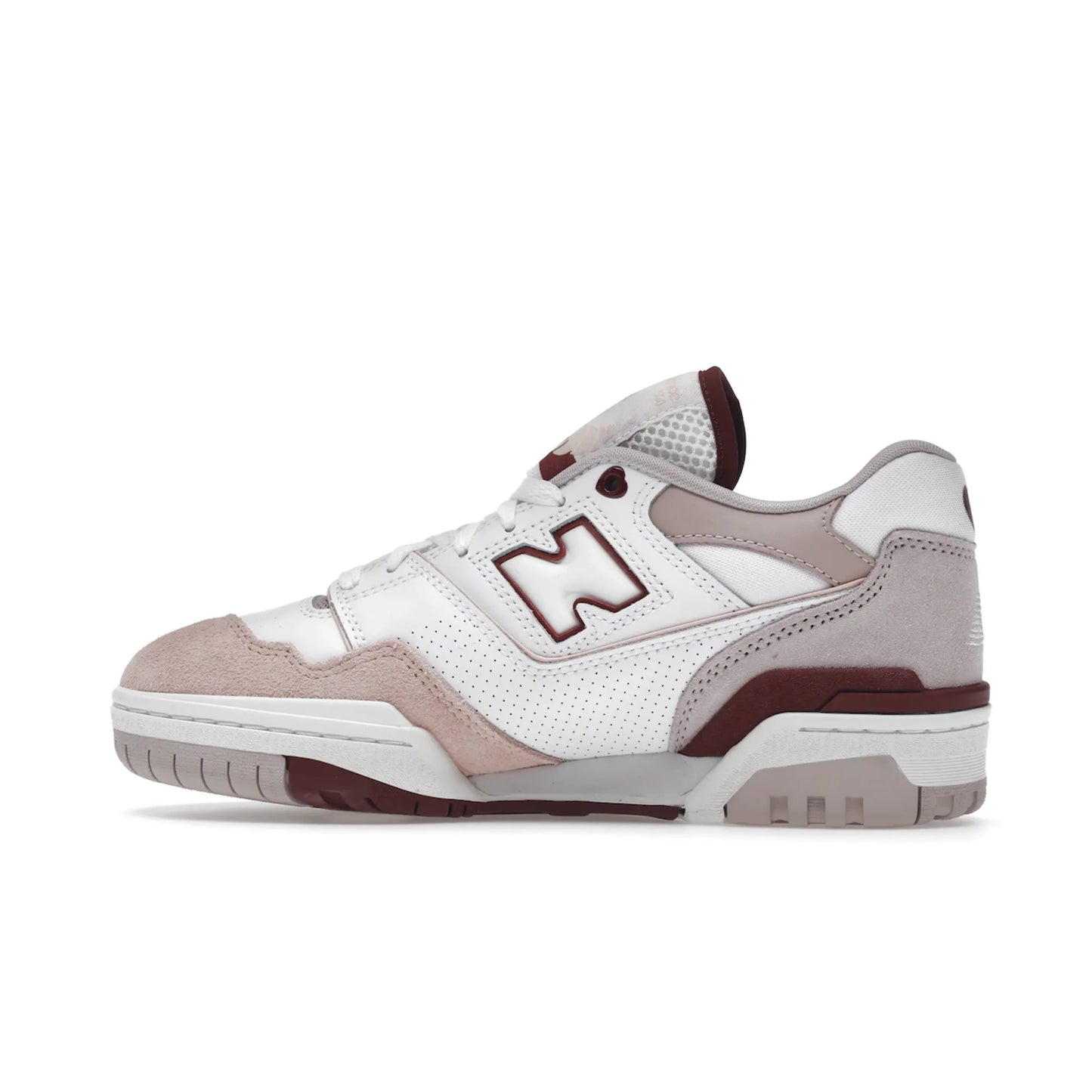 New Balance 550 White Scarlet (Women's)