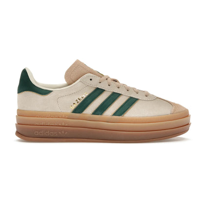 adidas Gazelle Bold Magic Beige Collegiate Green (Women's)