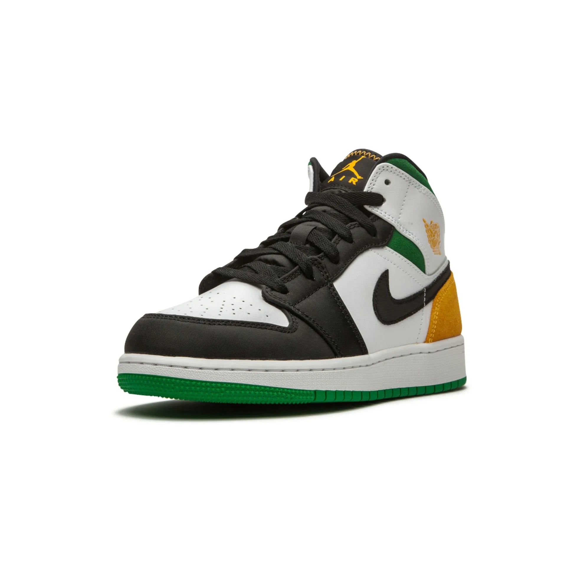 Jordan 1 Mid SE White Laser Orange Lucky Green (GS)