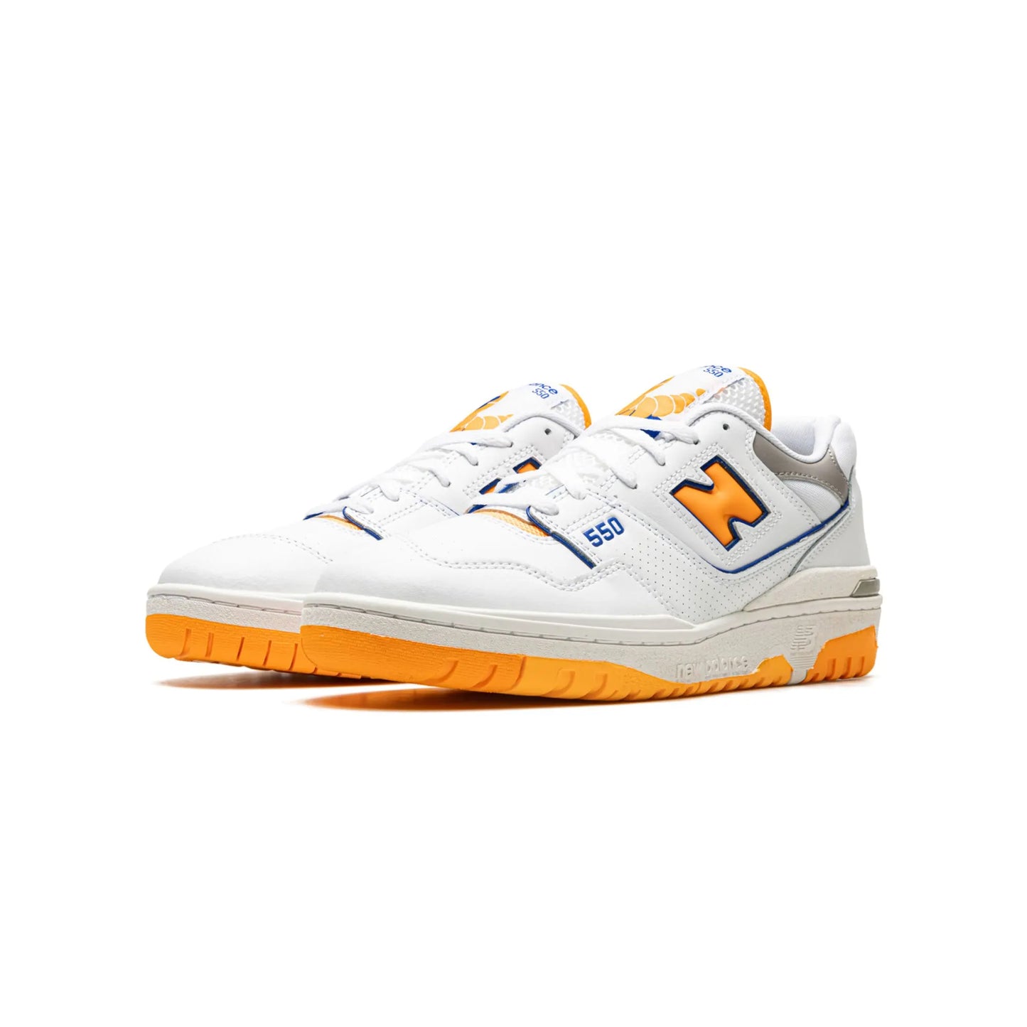 New Balance 550 White Vibrant Orange