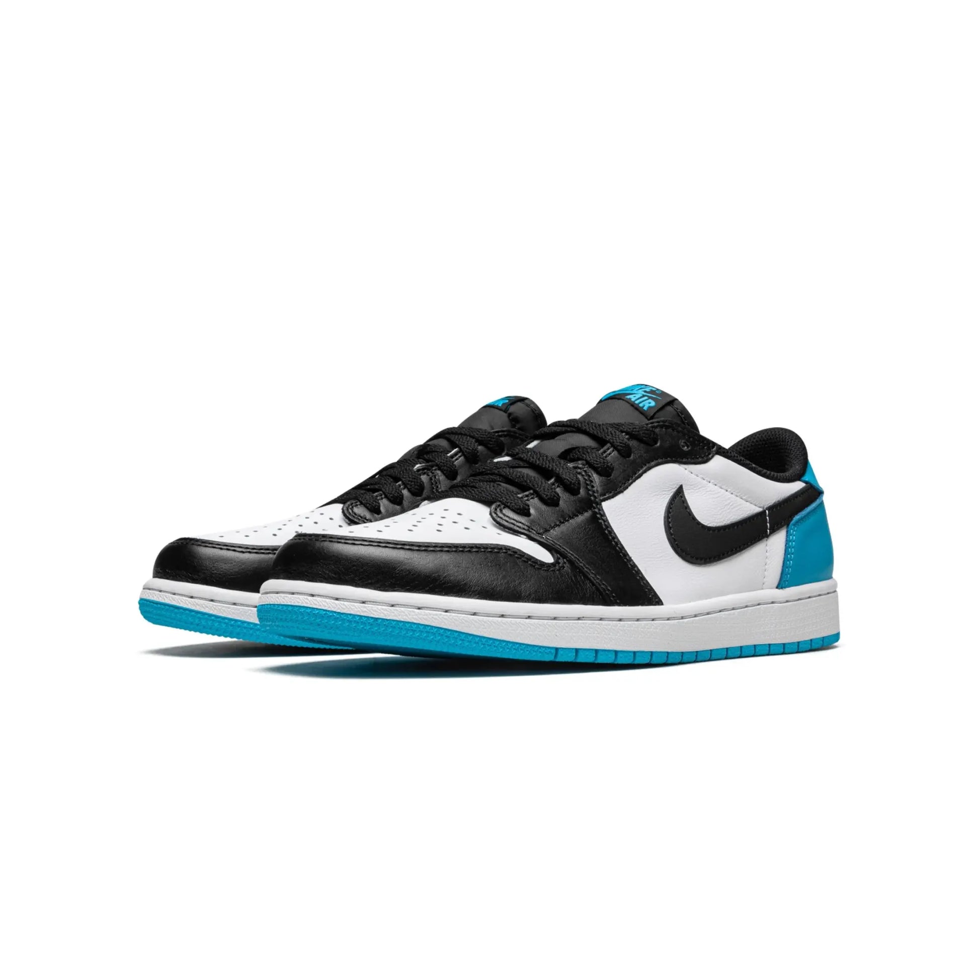 Jordan 1 Retro Low OG Black Dark Powder Blue