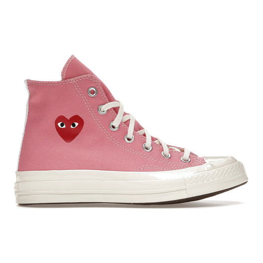 Converse Chuck Taylor All Star 70 Hi Comme des Garcons PLAY Bright Pink