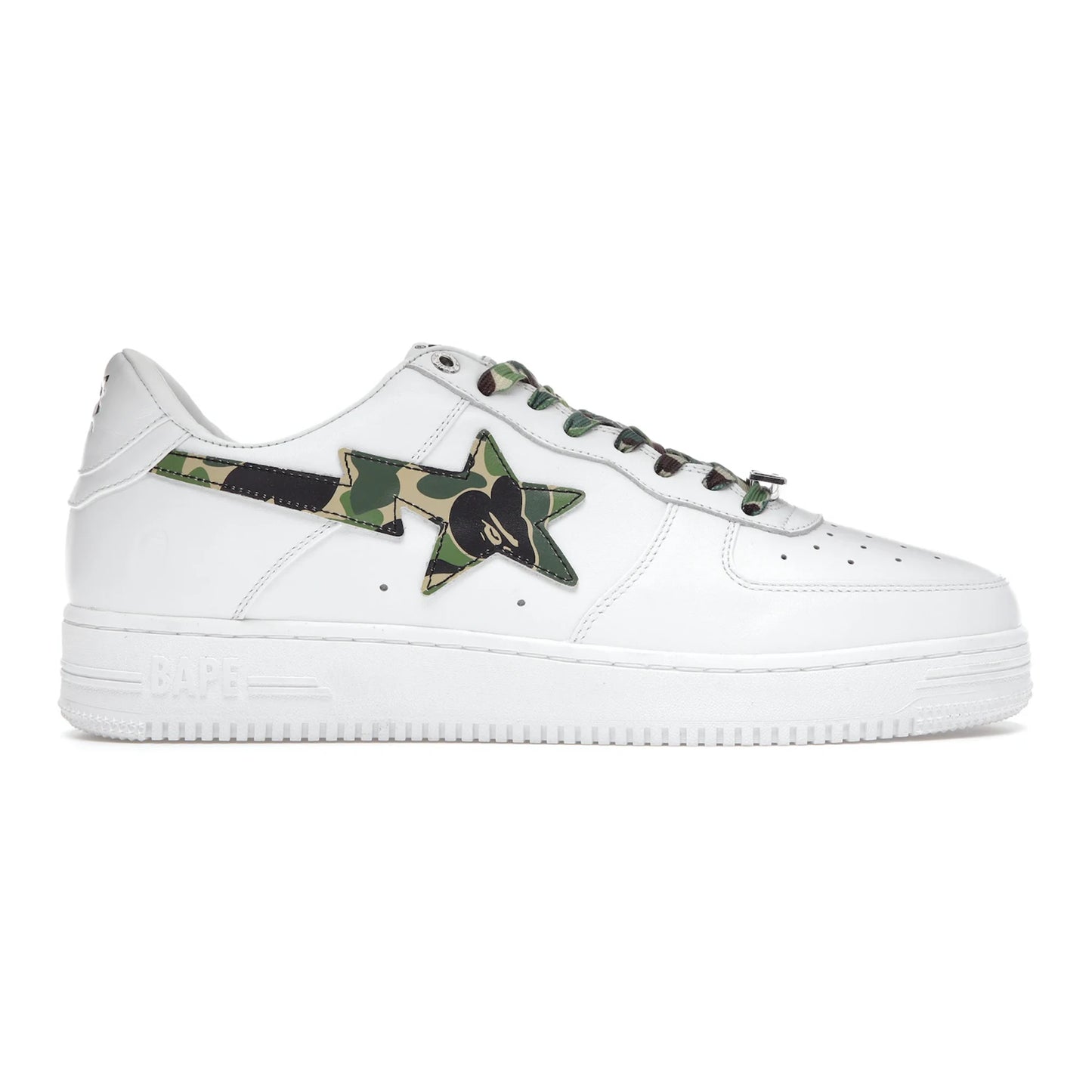 A Bathing Ape Bape Sta Low White ABC Camo Green (2021)