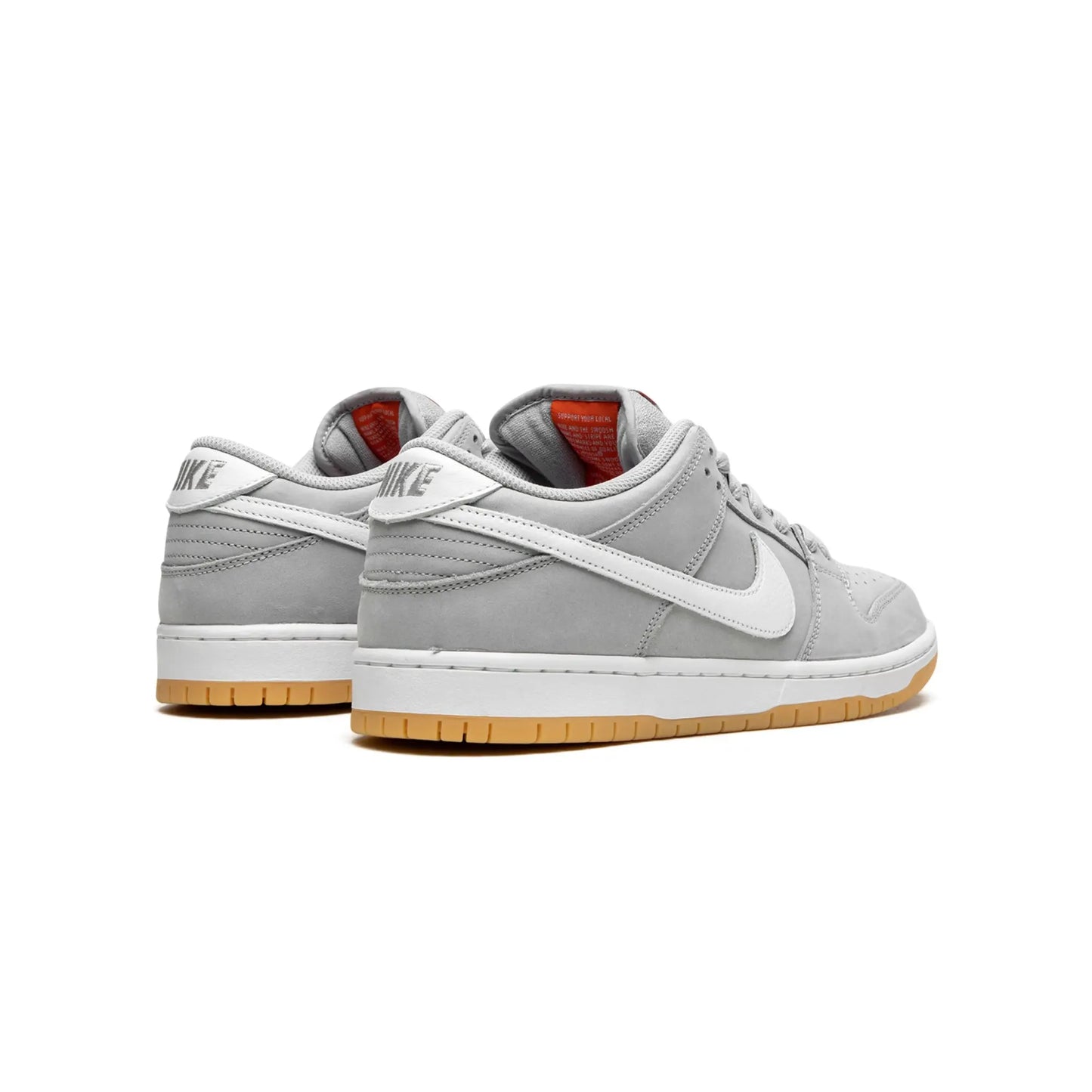 Nike SB Dunk Low Pro ISO Orange Label Wolf Grey Gum