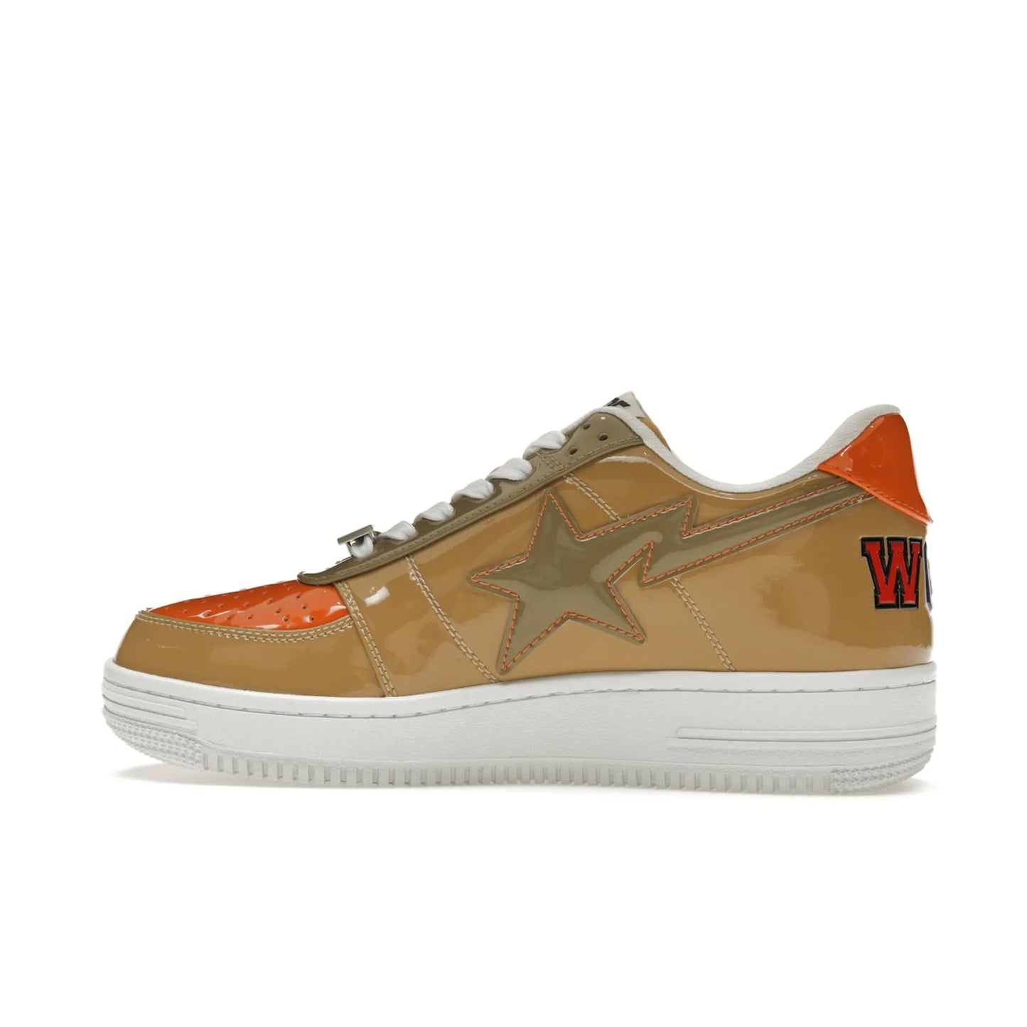 A Bathing Ape Bape Sta Low Mad Shark Tan Orange