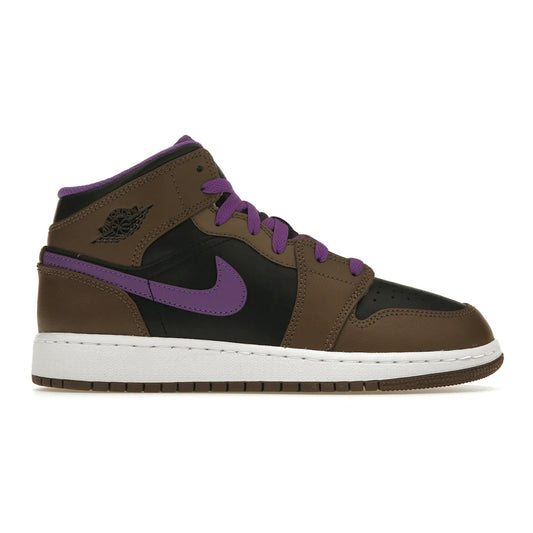 Jordan 1 Mid Purple Mocha (GS)