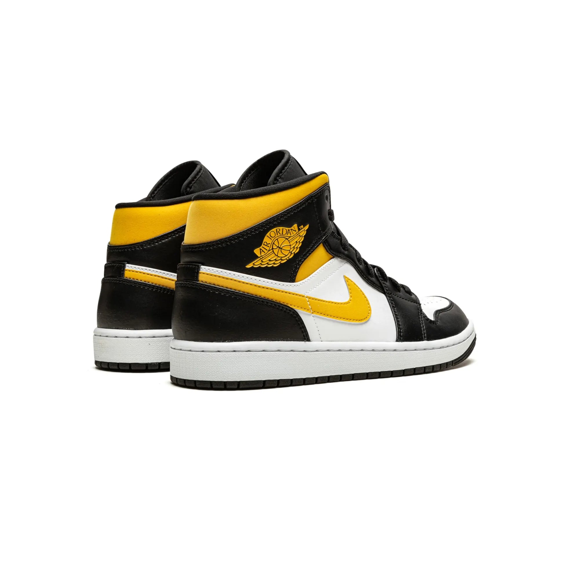 Jordan 1 Mid White Pollen Black