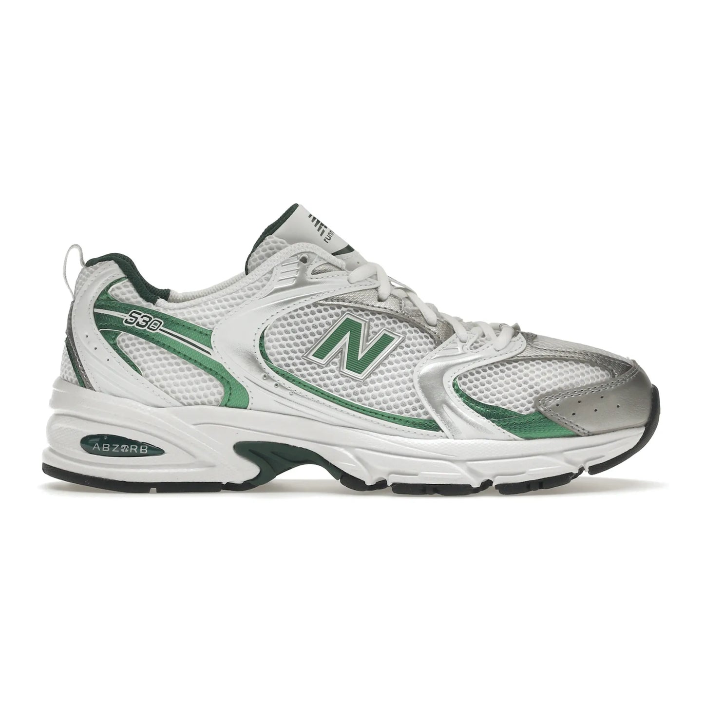 New Balance 530 White Nightwatch Green