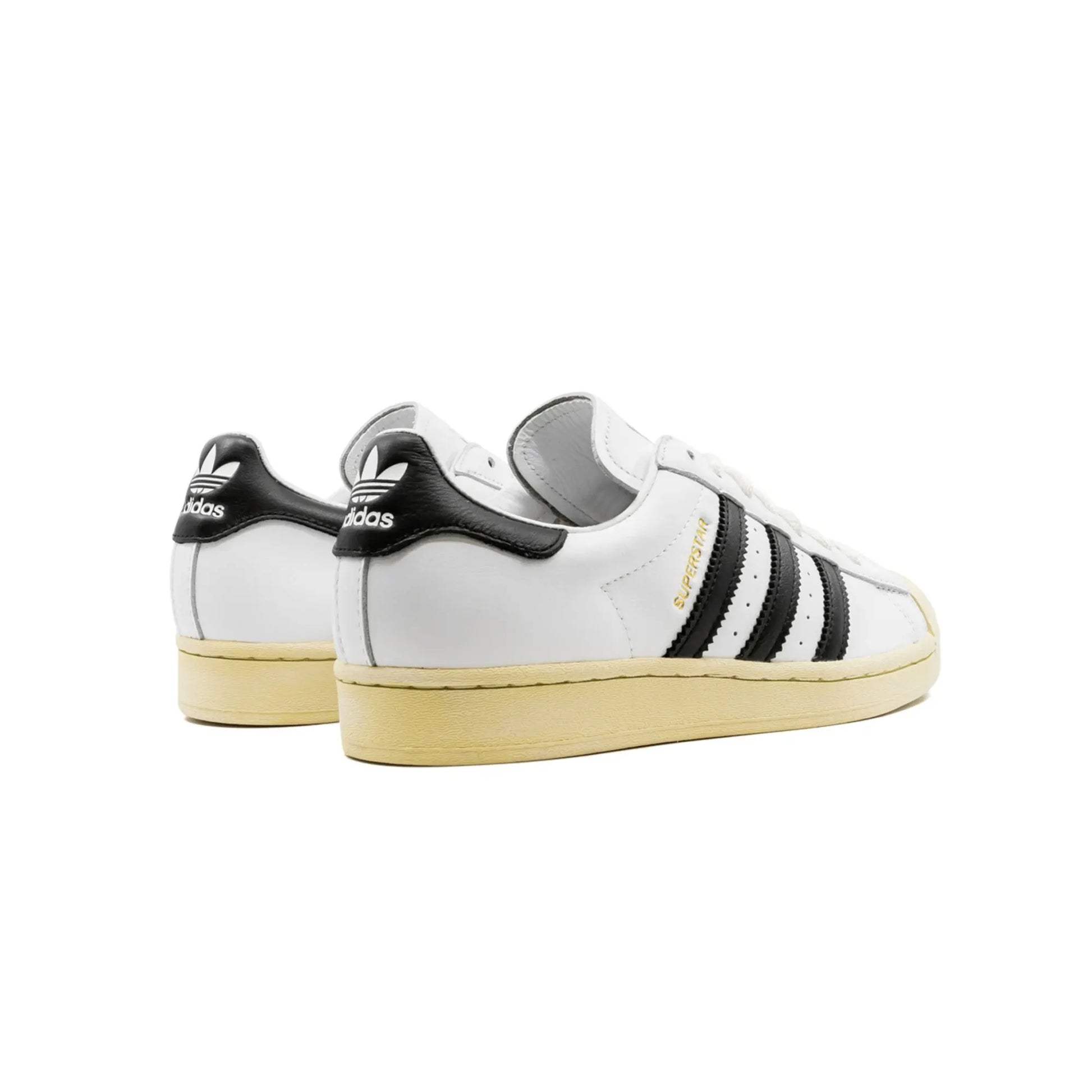 adidas Superstar White Black Aged Sole