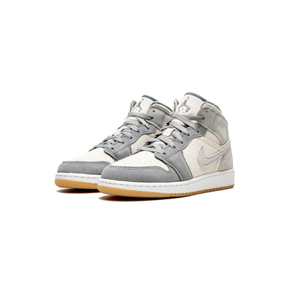 Jordan 1 Mid SE Coconut Milk Particle Grey (GS)