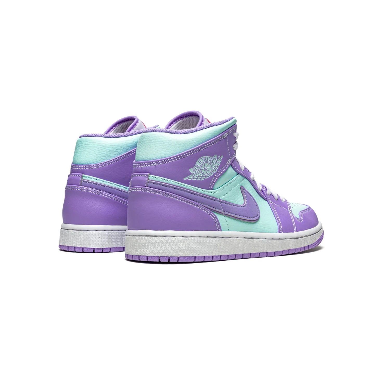 Jordan 1 Mid Purple Aqua