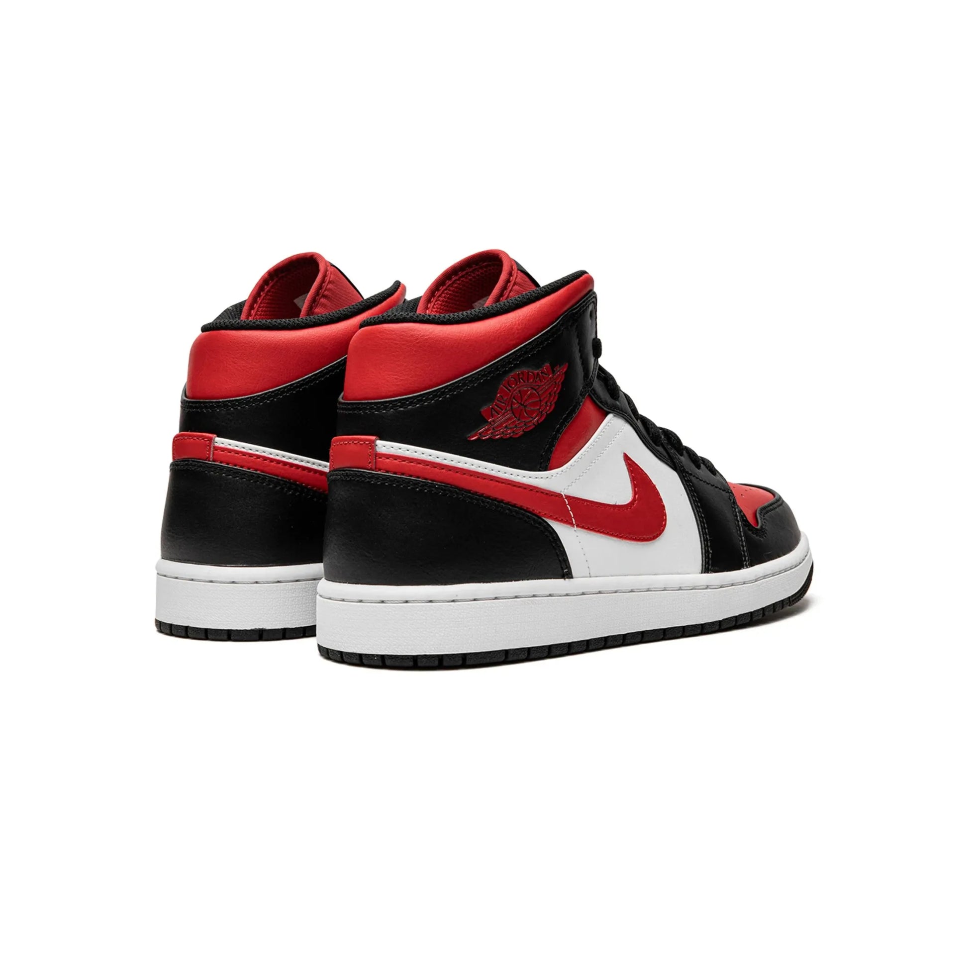 Jordan 1 Mid White Black Red (2022)