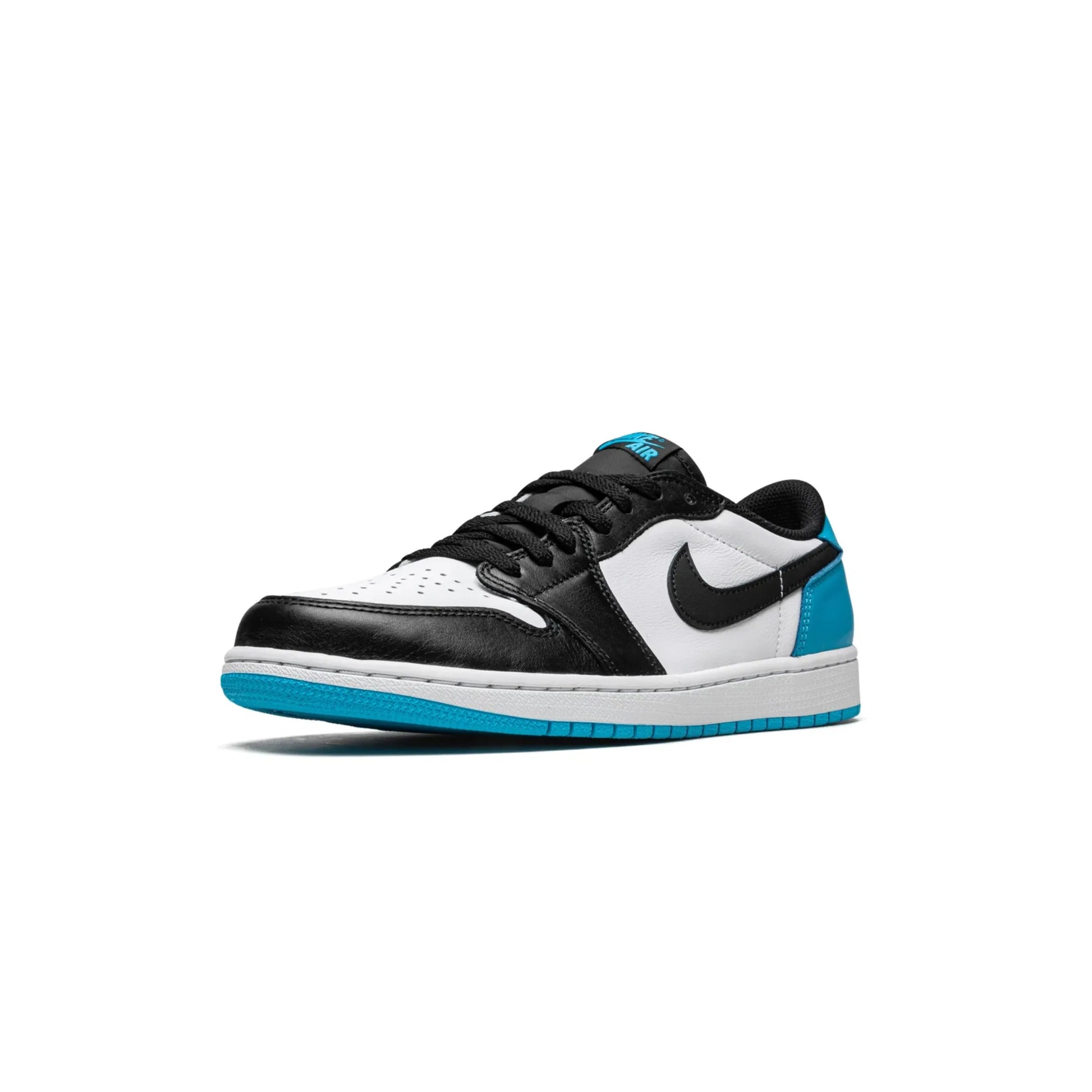 Jordan 1 Retro Low OG Black Dark Powder Blue