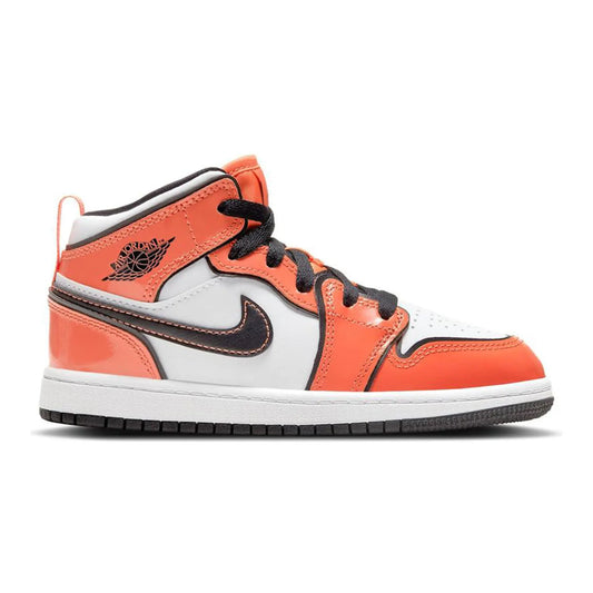 Jordan 1 Mid Turf Orange (PS)