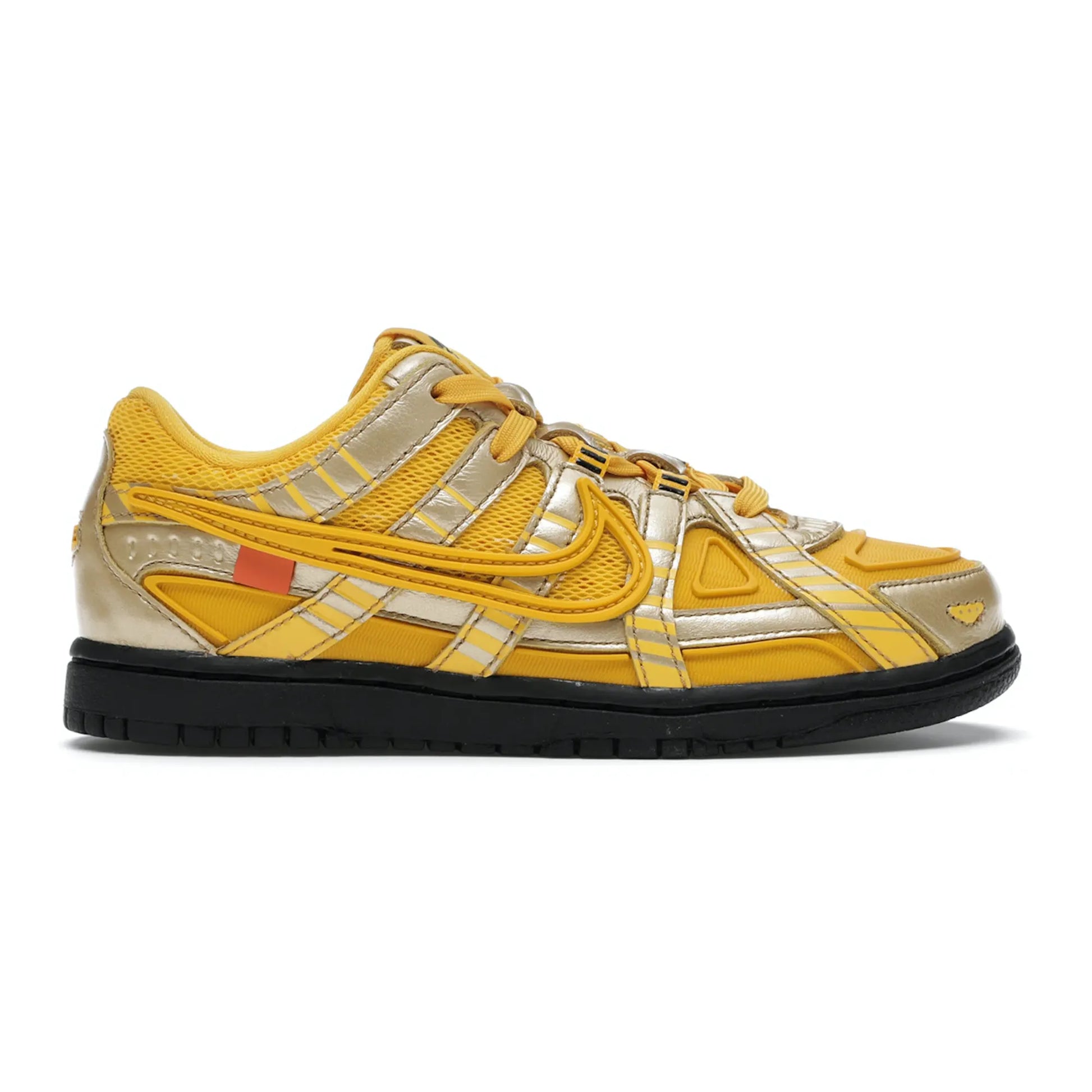 Nike Air Rubber Dunk Off-White University Gold (PS)