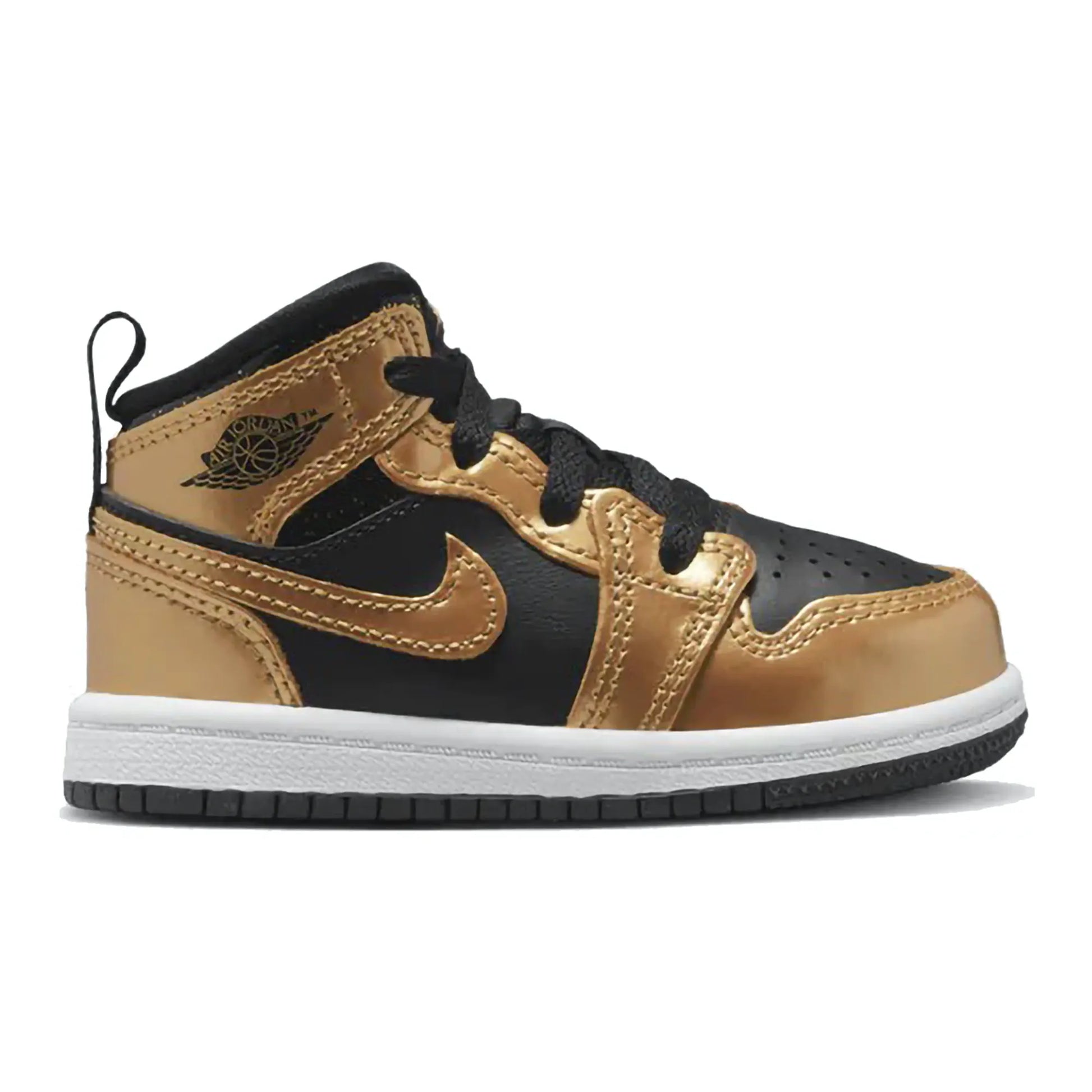 Jordan 1 Mid SE Metallic Gold Black (TD)