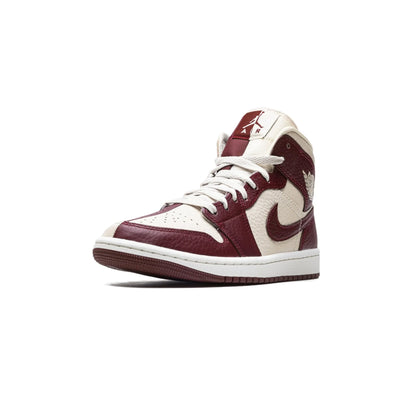 Jordan 1 Mid SE Split Beach Cherrywood Red (Women's)