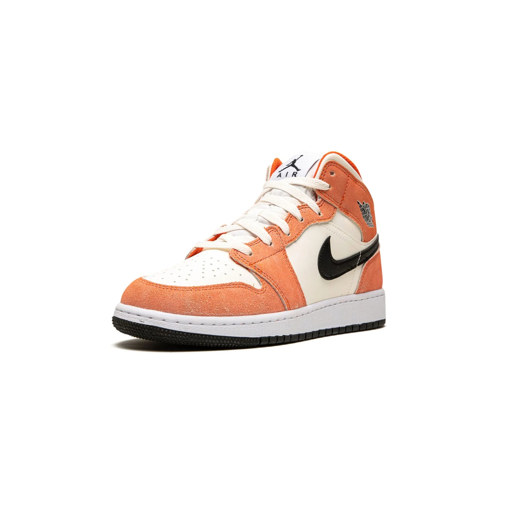 Jordan 1 Mid SE Orange Suede (GS)