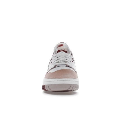 New Balance 550 White Scarlet (Women's)