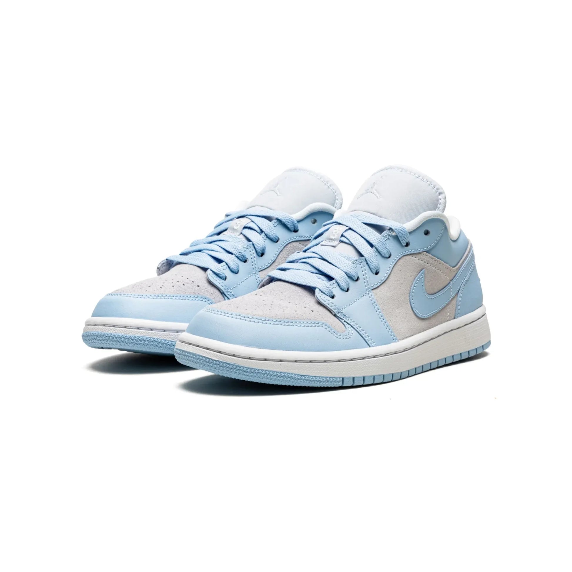 Jordan 1 Low Football Grey Aluminum (Women's)