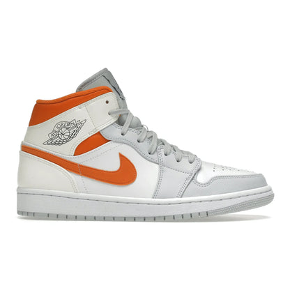 Jordan 1 Mid Starfish Pure Platinum