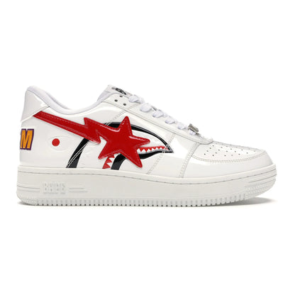 A Bathing Ape Bape Sta Low Shark White