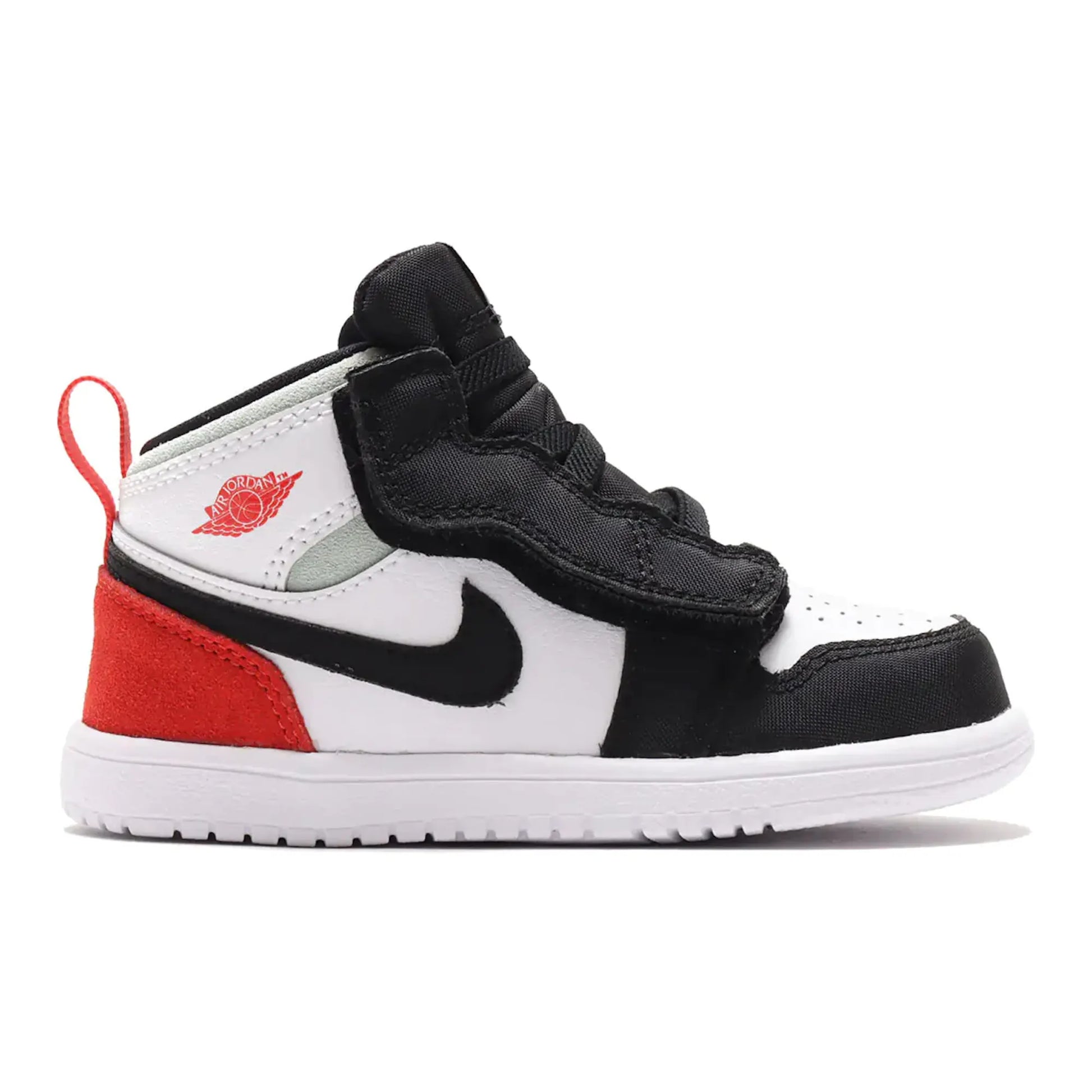 Jordan 1 Mid Alt White Black Red Spruce (TD)