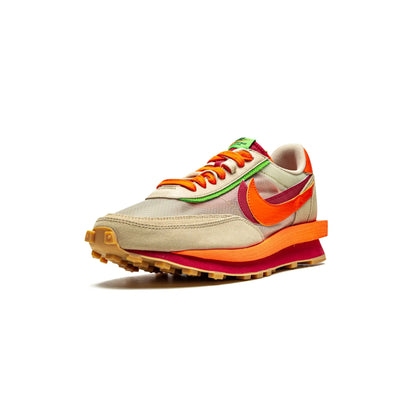 Nike LD Waffle sacai CLOT Kiss of Death Net Orange Blaze