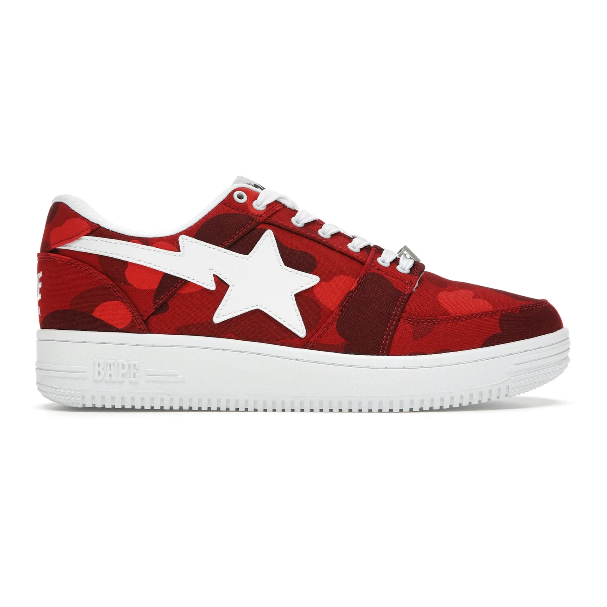 A Bathing Ape Bape Sta Low Camo Red