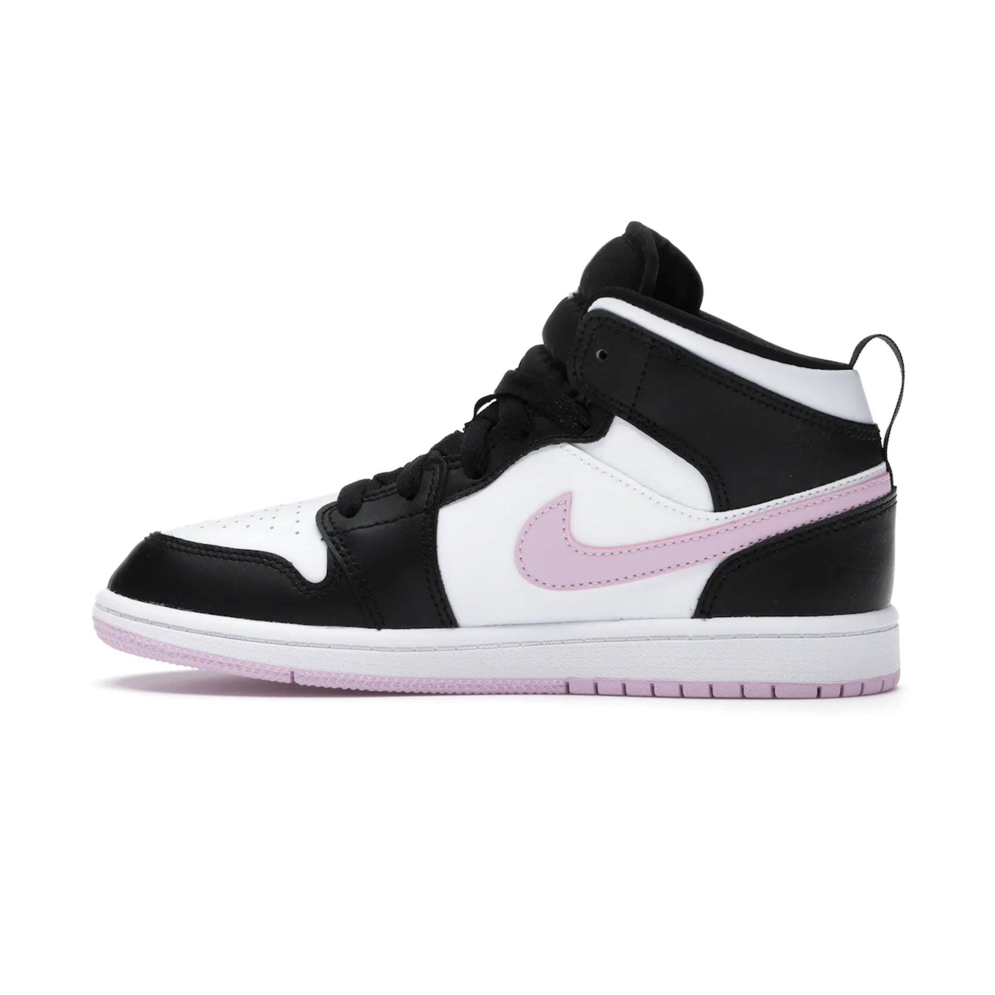 Jordan 1 Mid White Black Light Arctic Pink (PS)