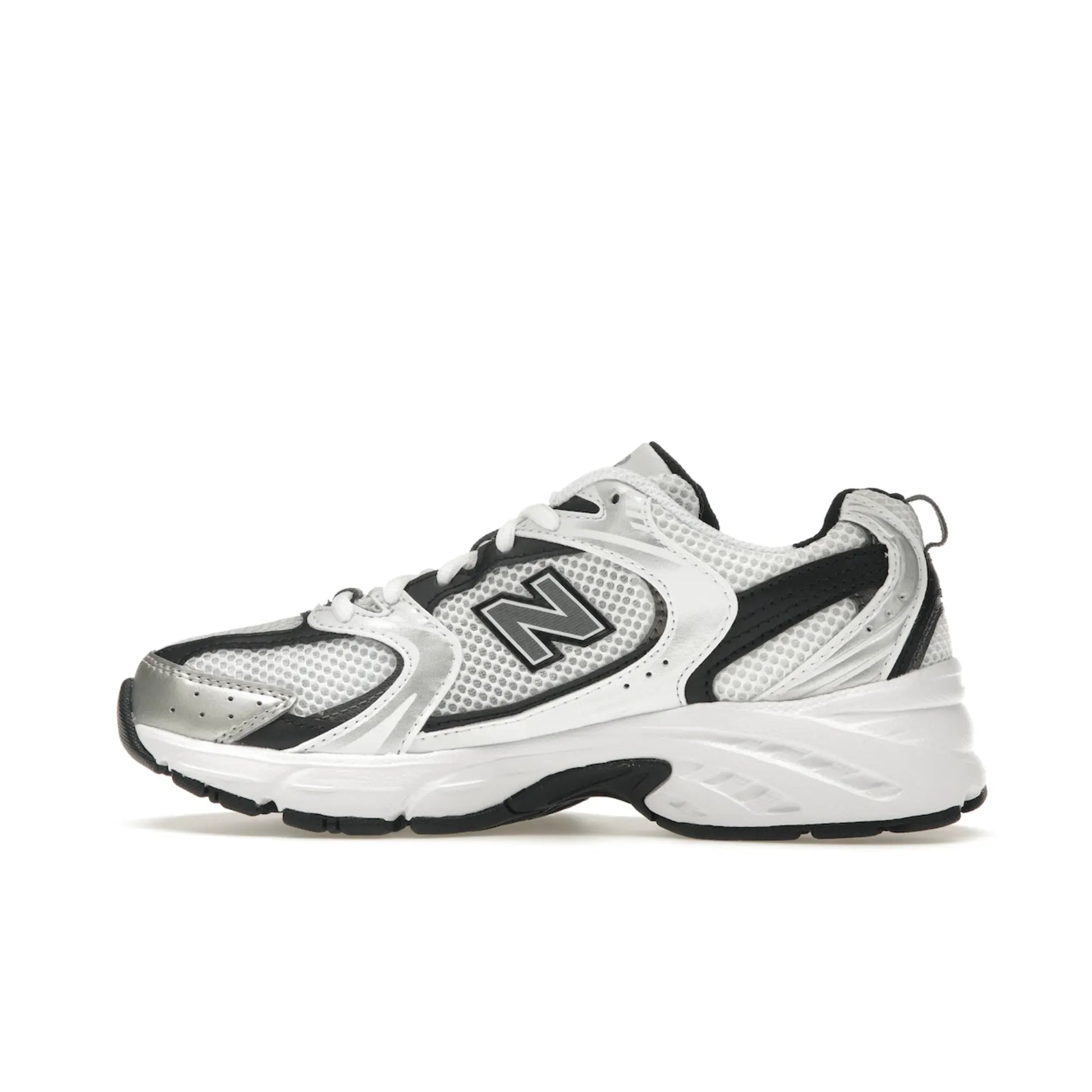 New Balance 530 White Silver Metallic Black