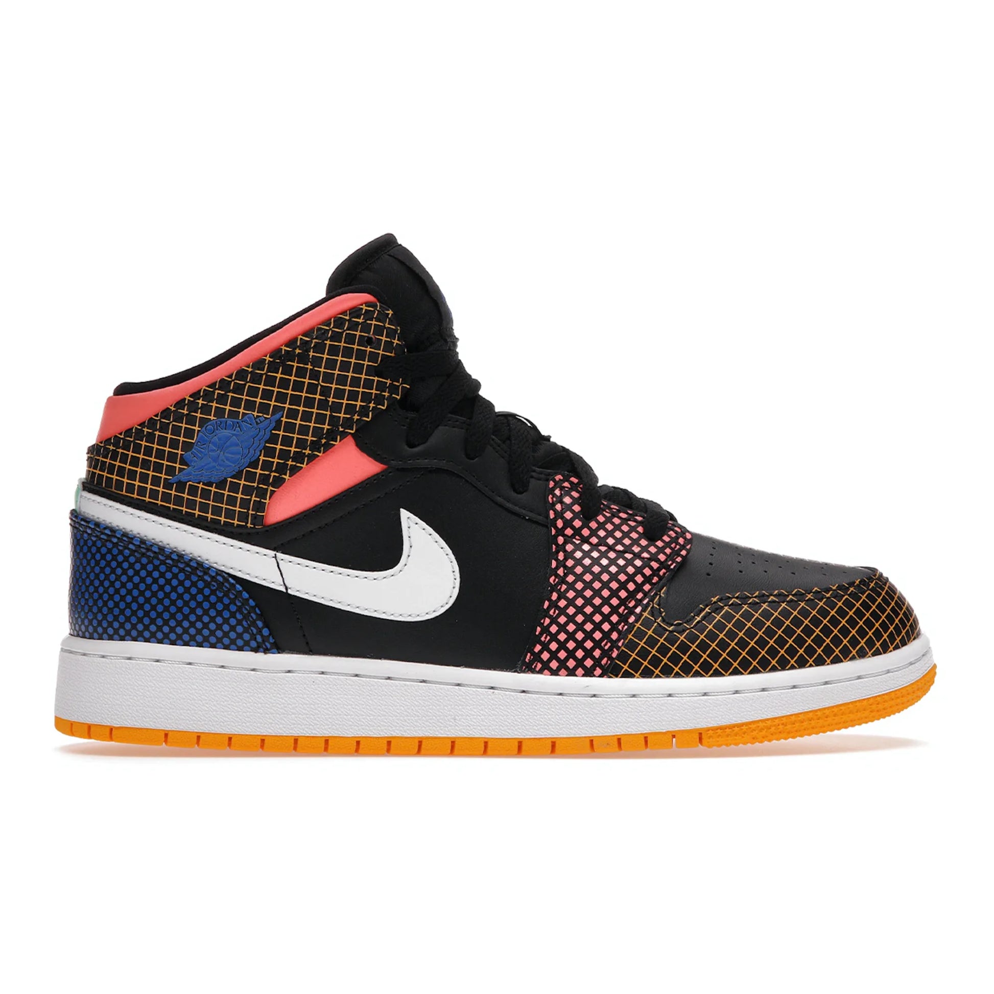 Jordan 1 Mid MMD Multi-Color Grid (GS)