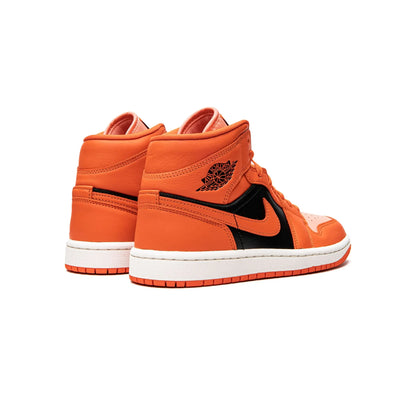 Jordan 1 Mid SE Rush Orange Crimson Bliss (Women's)