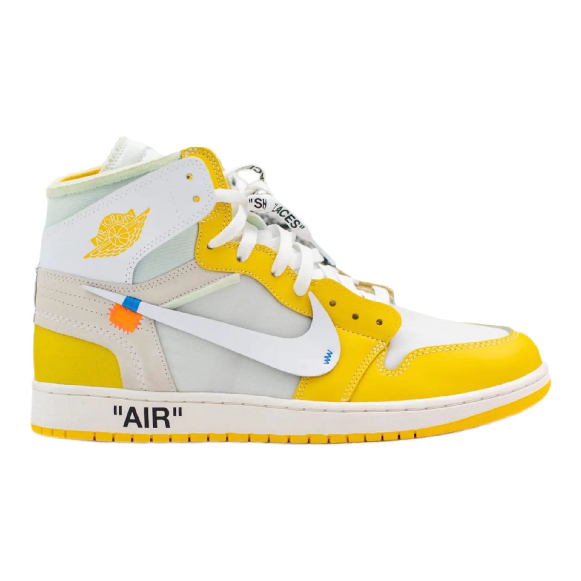 Jordan 1 Retro High Off-White Canary Yellow