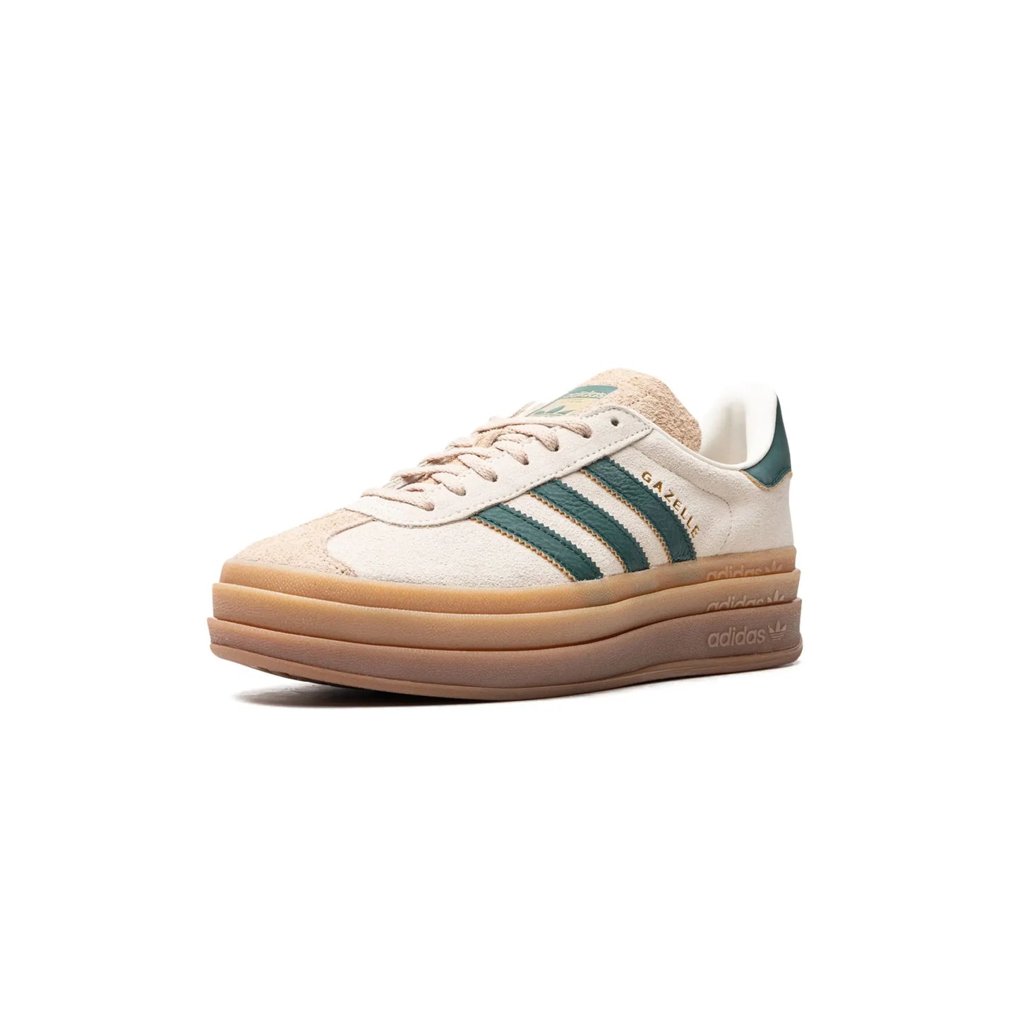 adidas Gazelle Bold Magic Beige Collegiate Green (Women's)