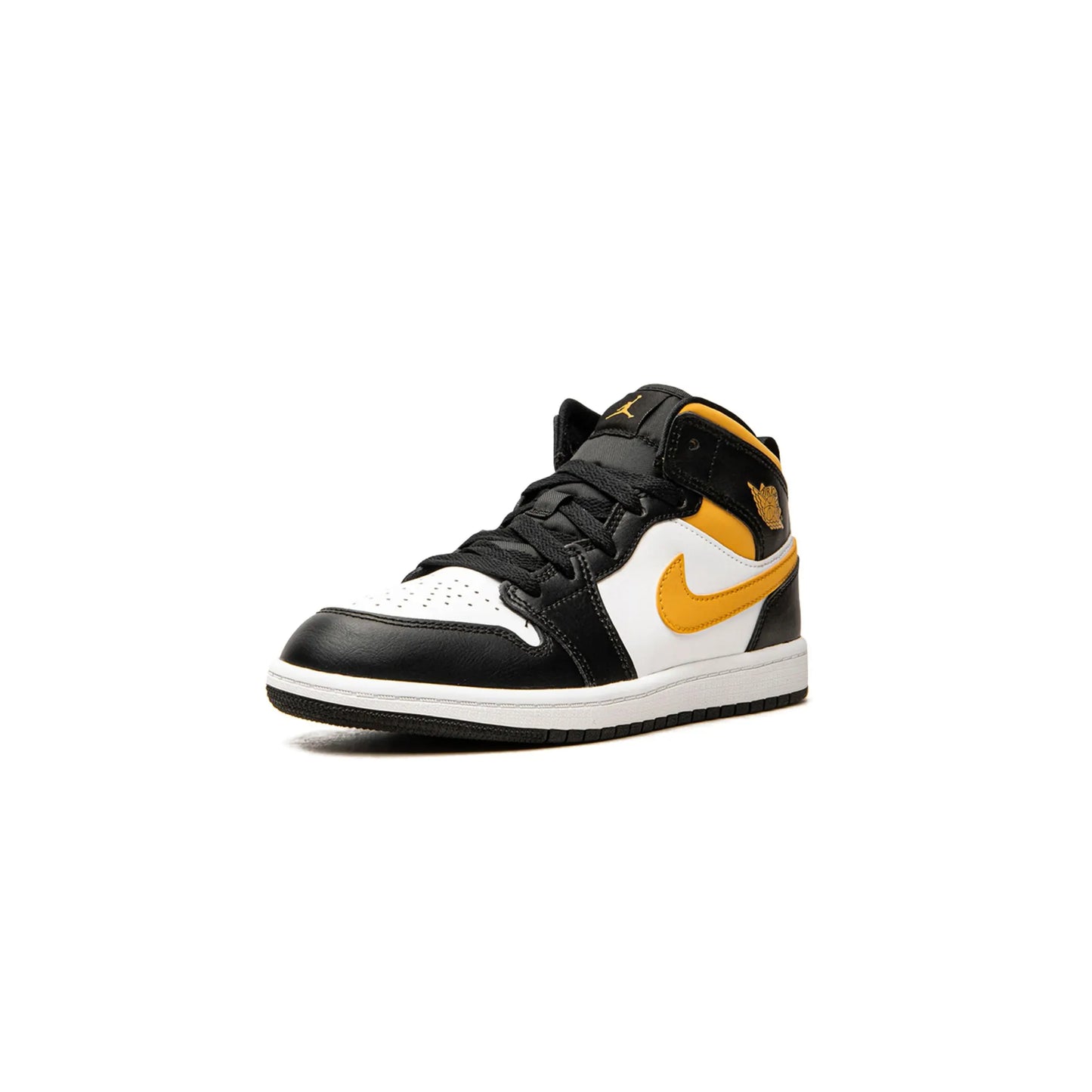 Jordan 1 Mid White Pollen Black (PS)