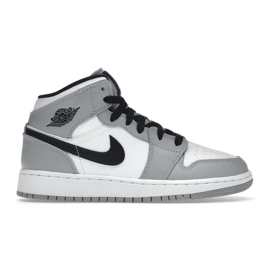 Jordan 1 Mid Light Smoke Grey (GS)