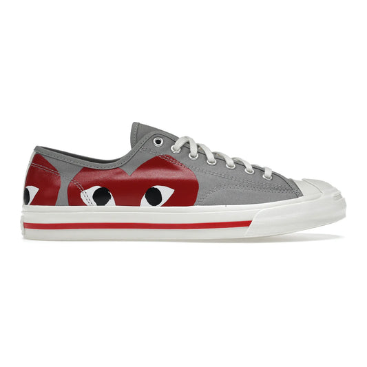 Converse Jack Purcell Comme des Garcons PLAY Grey Red