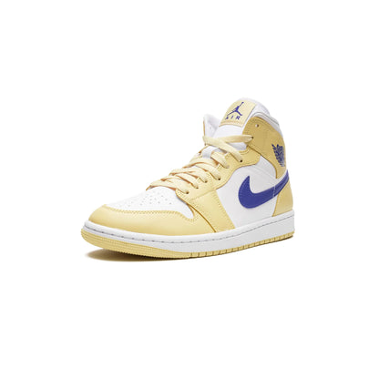 Jordan 1 Mid Lemon Wash Lapis (Women's)